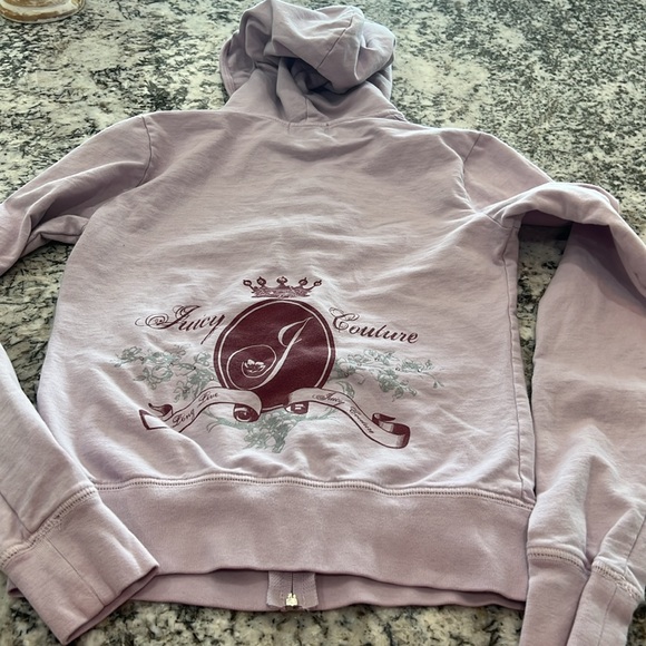 Juicy Couture Jackets & Blazers - Juicy Couture Track Jacket Vintage Y2K Purple Hoodie Rhinestones Petite Small